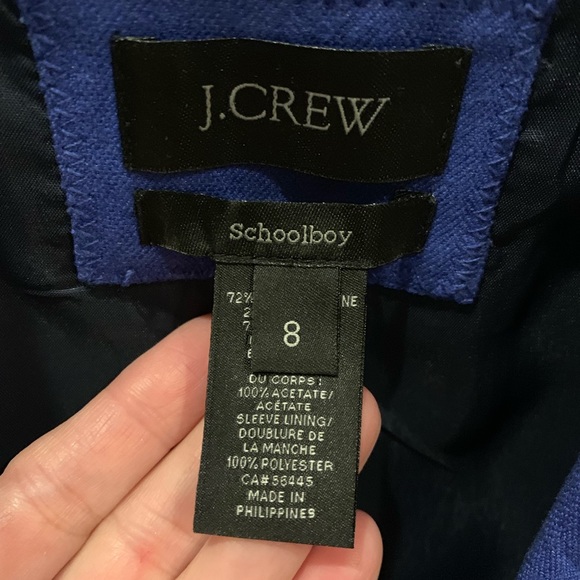 J Crew Blue linen jacket - Picture 3 of 6